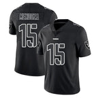 LV.Raiders #15 Fernando Mendoza Player Black Limited Black Impact Home Game Ddoa Stitched Jerseys