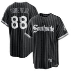 C.White Sox #88 Luis Robert Jr Player Black City Connect Home Game Ddoa Stitched Jerseys
