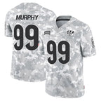 C.Bengals #99 Myles Murphy Player Arctic Camo Salute to Service Limited Ddoa Stitched Jerseys