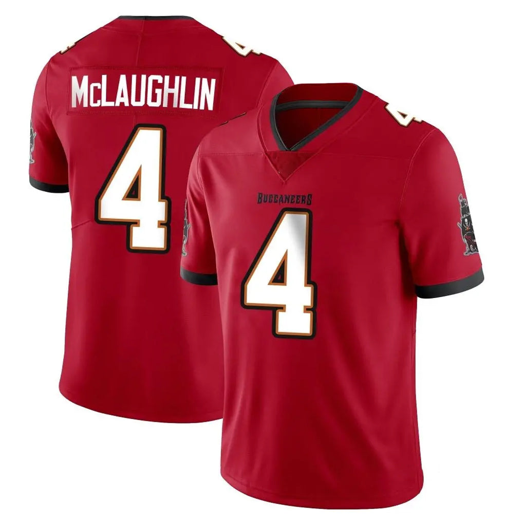 TB.Buccaneers #4 Chase McLaughlin Player Red Limited Vapor Home Game Ddoa Stitched Jerseys
