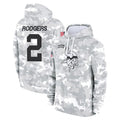 MN.Vikings #2 Isaiah Rodgers Player Arctic Camo Salute to Service Pullover Hoodies Limited Game Ddoa Stitched Jerseys