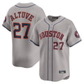 H.Astros #27 Jose Altuve Player Gray Home Limited Ddoa Stitched Jerseys