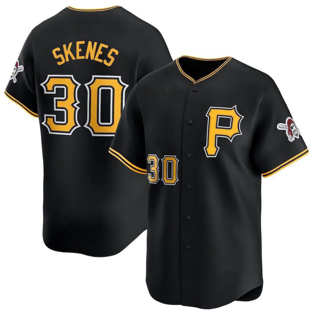 P.Pirates #30 Paul Skenes Player Black Alt Limited Home Ddoa Stitched Jerseys