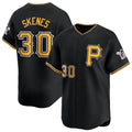 P.Pirates #30 Paul Skenes Player Black Alt Limited Home Ddoa Stitched Jerseys