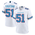 T.Titans #51 Austin Schlottmann Player White 2026 Game Home Ddoa Stitched Jerseys