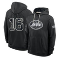 NY.Jets #16 Kenyon Sadiq Player 2026 Black Logo Pullover Hoodies Limited Game Ddoa Stitched Jerseys