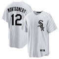 C.White Sox #12 Colson Montgomery Player White Stripe Home Game Ddoa Stitched Jerseys