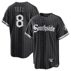 C.White Sox #8 Kyle Teel Player Black City Connect Home Game Ddoa Stitched Jerseys
