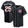 C.Cubs #25 Mois¨¦s Ballesteros Player Black Fashion Out Game Ddoa Stitched Jerseys