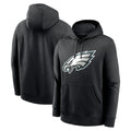 P.Eagles ## Eagles Blank Player Black LOGO Pullover Hoodies Home Game Ddoa Stitched Jerseys
