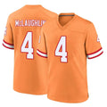 TB.Buccaneers #4 Chase McLaughlin Player Orange Throwback Home Game Ddoa Stitched Jerseys