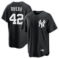 NY.Yankees #42 Mariano Rivera Player Black Game Ddoa Stitched Jerseys