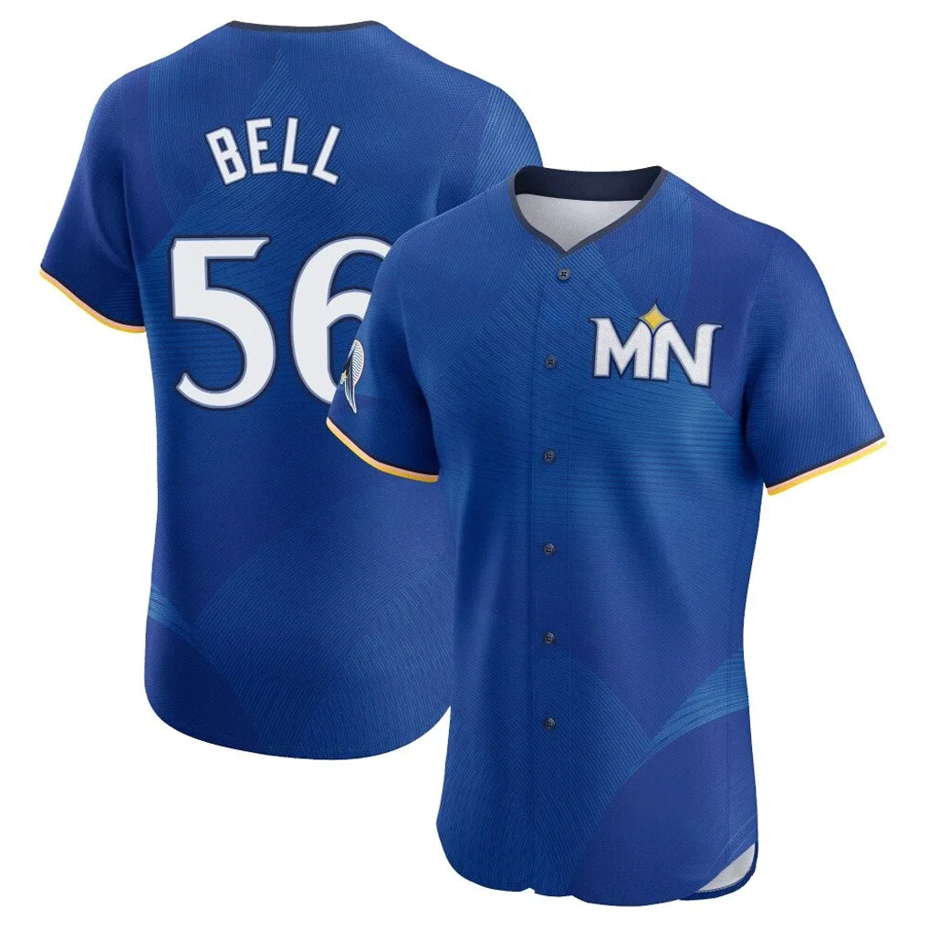M.Twins #56 Josh Bell Player Royal City Connect Limited Elite Home Ddoa Stitched Jerseys