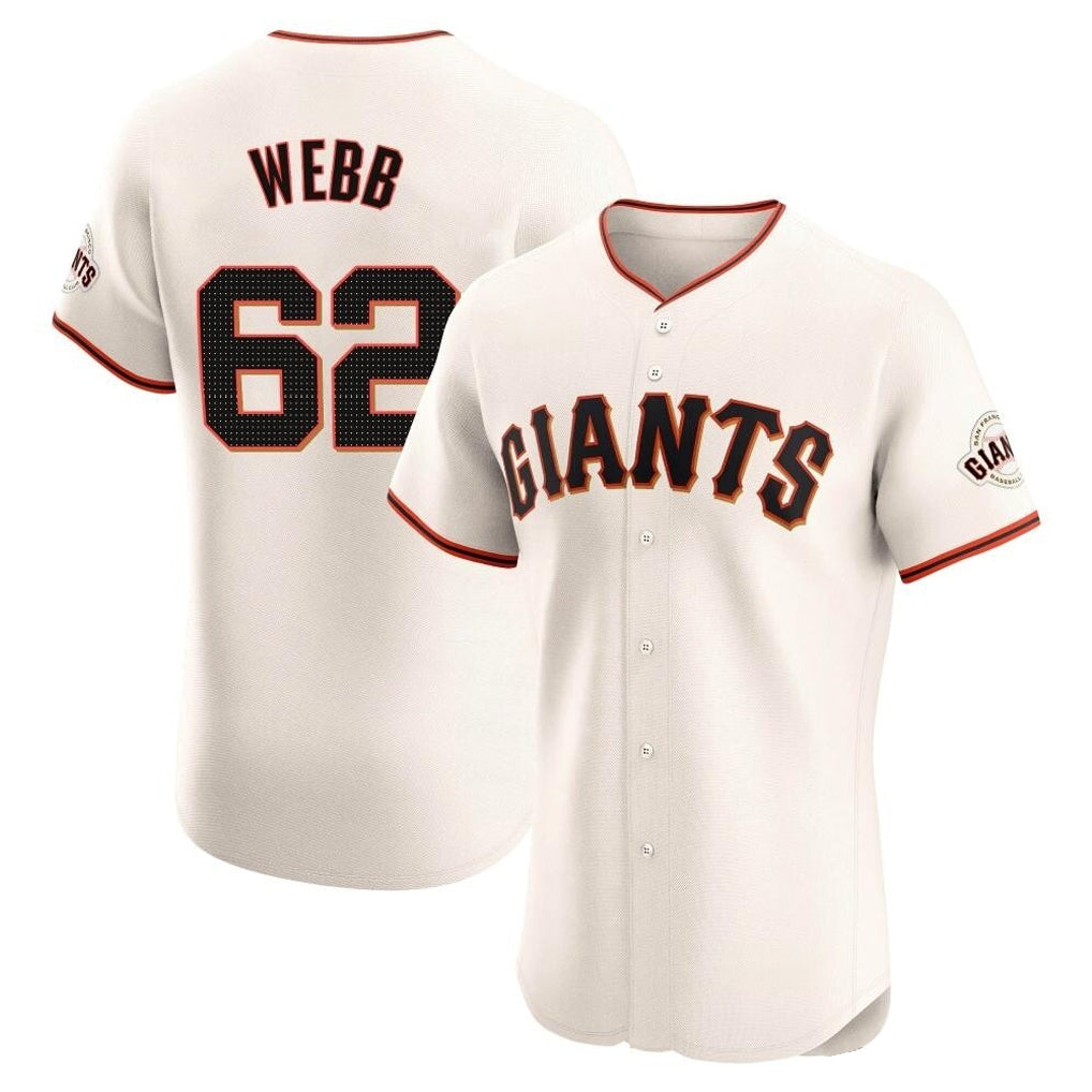 SF.Giants #62 Logan Webb Player Cream Home Limited Elite Ddoa Stitched Jerseys