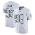 LV.Raiders #98 Maxx Crosby Player White Limited Color Rush Home Game Ddoa Stitched Jerseys