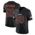 D.Broncos #60 Luke Wattenberg Player Black Impact Limited Game Ddoa Stitched Jerseys