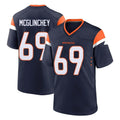 D.Broncos #69 Mike McGlinchey Player Navy Home Game Ddoa Stitched Jerseys