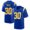 LA.Chargers #30 Alec Ingold Player Royal Home Game Ddoa Stitched Jerseys