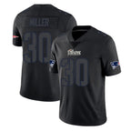 NE.Patriots #30 Jam Miller Player Black Impact LImited Home Game Ddoa Stitched Jerseys
