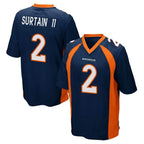 D.Broncos #2 Pat Surtain II Player Navy Game Ddoa Stitched Jerseys