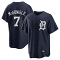 D.Tigers #7 Kevin McGonigle Player Navy Game Home Ddoa Stitched Jerseys