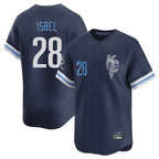 KC.Royals #28 Kyle Isbel Player Navy City Connect Limited Home Ddoa Stitched Jerseys