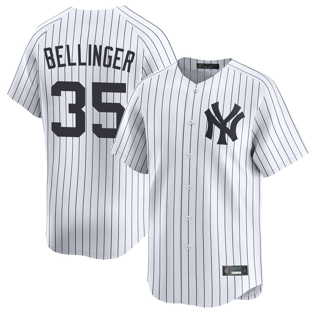 NY.Yankees #35 Cody Bellinger Player White Limited Home Ddoa Stitched Jerseys