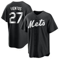 NY.Mets #27 Mark Vientos Player Black Home Game Ddoa Stitched Jerseys