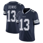 D.Cowboys #13 Caleb Downs Player Navy Vapor Untouchable Limited Home Game Ddoa Stitched Jerseys