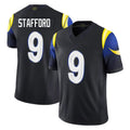 LA.Rams #9 Matthew Stafford Player Black Midnight Rivalries Collection Limited Home Game Ddoa Stitched Jerseys