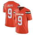 C.Browns #9 Grant Delpit Player Orange Alternate Vapor Untouchable Limited Home Game Ddoa Stitched Jerseys
