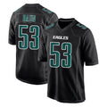 P.Eagles #53 Zack Baun Player Carbon Black Fashion Home Game Ddoa Stitched Jerseys