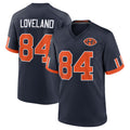 C.Bears #84 Colston Loveland Player Navy 2026 Rivalries Collection Home Game Ddoa Stitched Jerseys