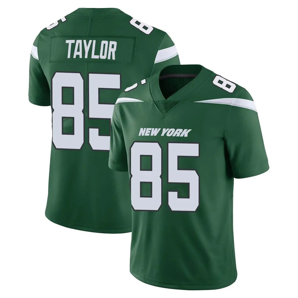 NY.Jets #85 Mason Taylor Player Green Limited Vapor Home Game Ddoa Stitched Jerseys