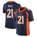 D.Broncos #21 Riley Moss Player Navy Vapor Untouchable Limited Game Ddoa Stitched Jerseys