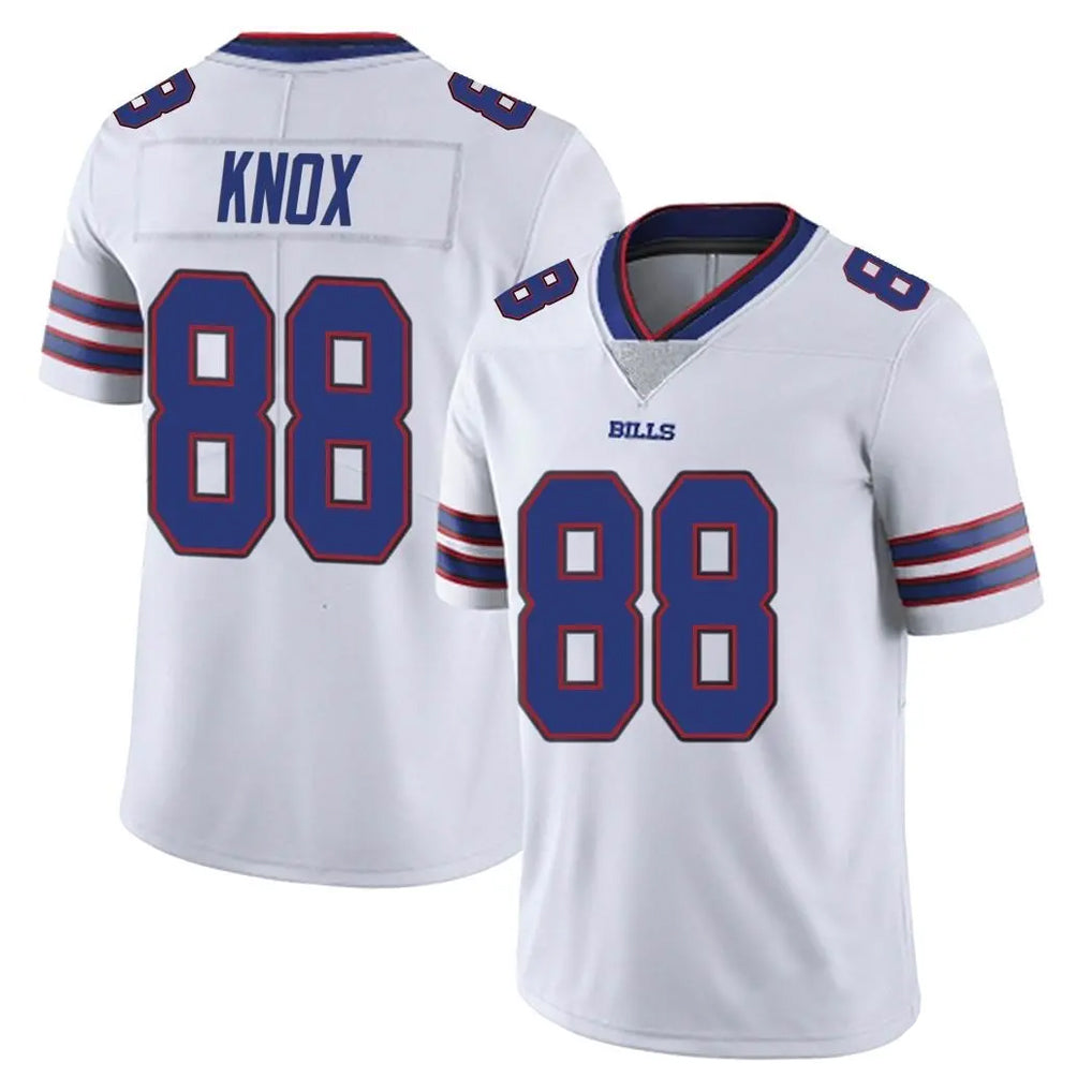 B.Bills #88 Dawson Knox Player White Vapor Untouchable Limited Ddoa Stitched Jerseys