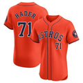 H.Astros #71 Josh Hader Player Orange Home Limited Elite Ddoa Stitched Jerseys