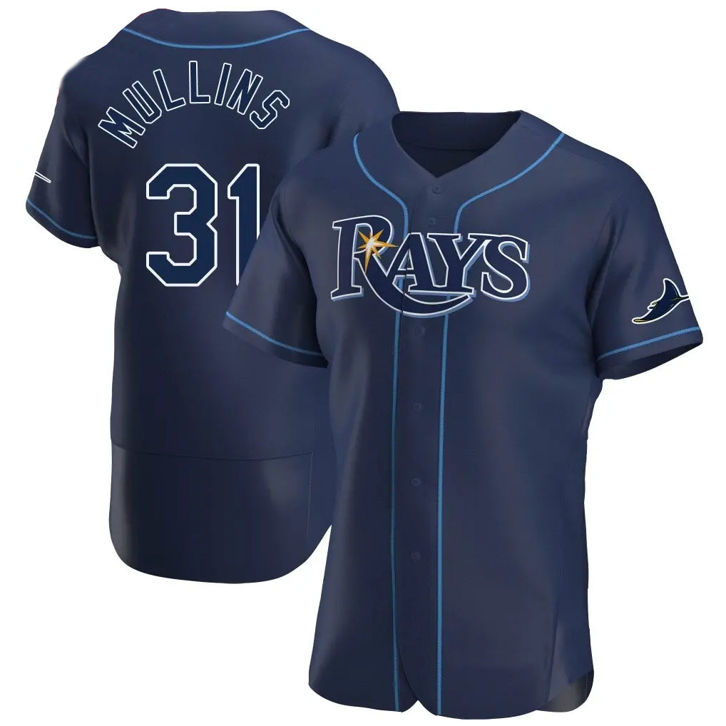 T.Bay Rays #31 Cedric Mullins Player Navy Home Limited Elite Ddoa Stitched Jerseys