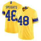 LA.Rams #48 Omar Speights Player Gold Limited Classic Sol Vapor F.U.S.E.Home Game Ddoa Stitched Jerseys