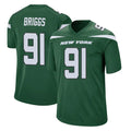 NY.Jets #91 Jowon Briggs Player Green Home Game Ddoa Stitched Jerseys