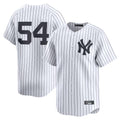 NY.Yankees #54 Max Fried Player White Limited Home Ddoa Stitched Jerseys