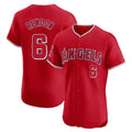 LA.Angels #6 Anthony Rendon Player Red Home Limited Elite Ddoa Stitched Jerseys