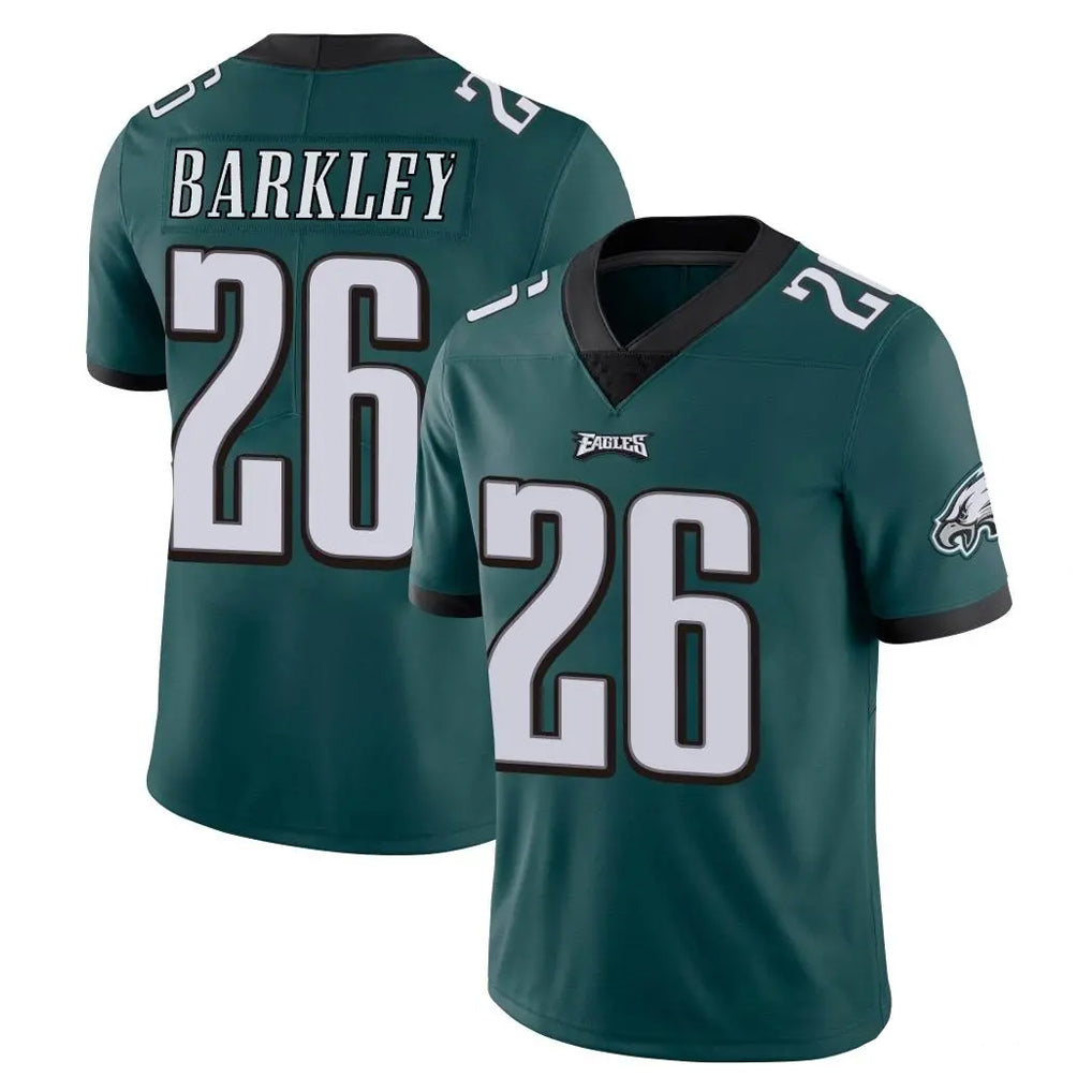 P.Eagles #26 Saquon Barkley Player Team Color Green Vapor Untouchable Home Game Ddoa Stitched Jerseys