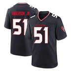 H.Texans #51 Will Anderson Jr. Player Navy Team Home Game Ddoa Stitched Jerseys
