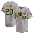 Athletics #20 Zack Gelof Player Gray Road Limited Home Game Ddoa Stitched Jerseys