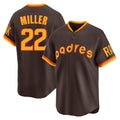 S.Diego Padres #22 Mason Miller Player Brown Home Cooperstown Collection Replica Game Ddoa Stitched Jerseys