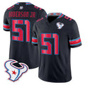 H.Texans #51 Will Anderson Jr. Player Navy 2026 Rivalries Vapor Limited Home Game Ddoa Stitched jerseys