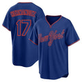NY.Mets #17 Keith Hernandez Player Royal T-shirt Home Game Ddoa Stitched Jerseys