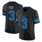 D.Lions #3 Jack Fox Player Black Alternate Vapor F.U.S.E. Limited Home Game Ddoa Stitched Jerseys