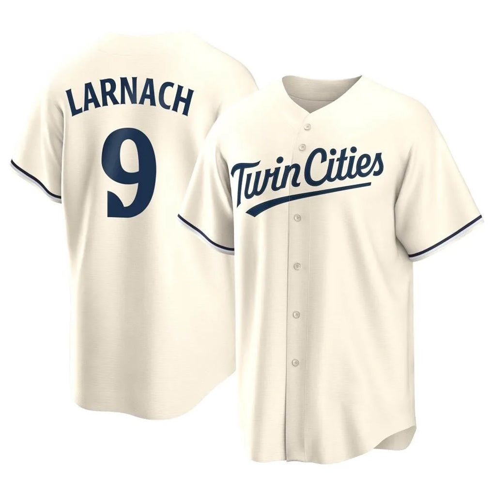 M.Twins #9 Trevor Larnach Player Cream Game Limited Home Ddoa Stitched Jerseys